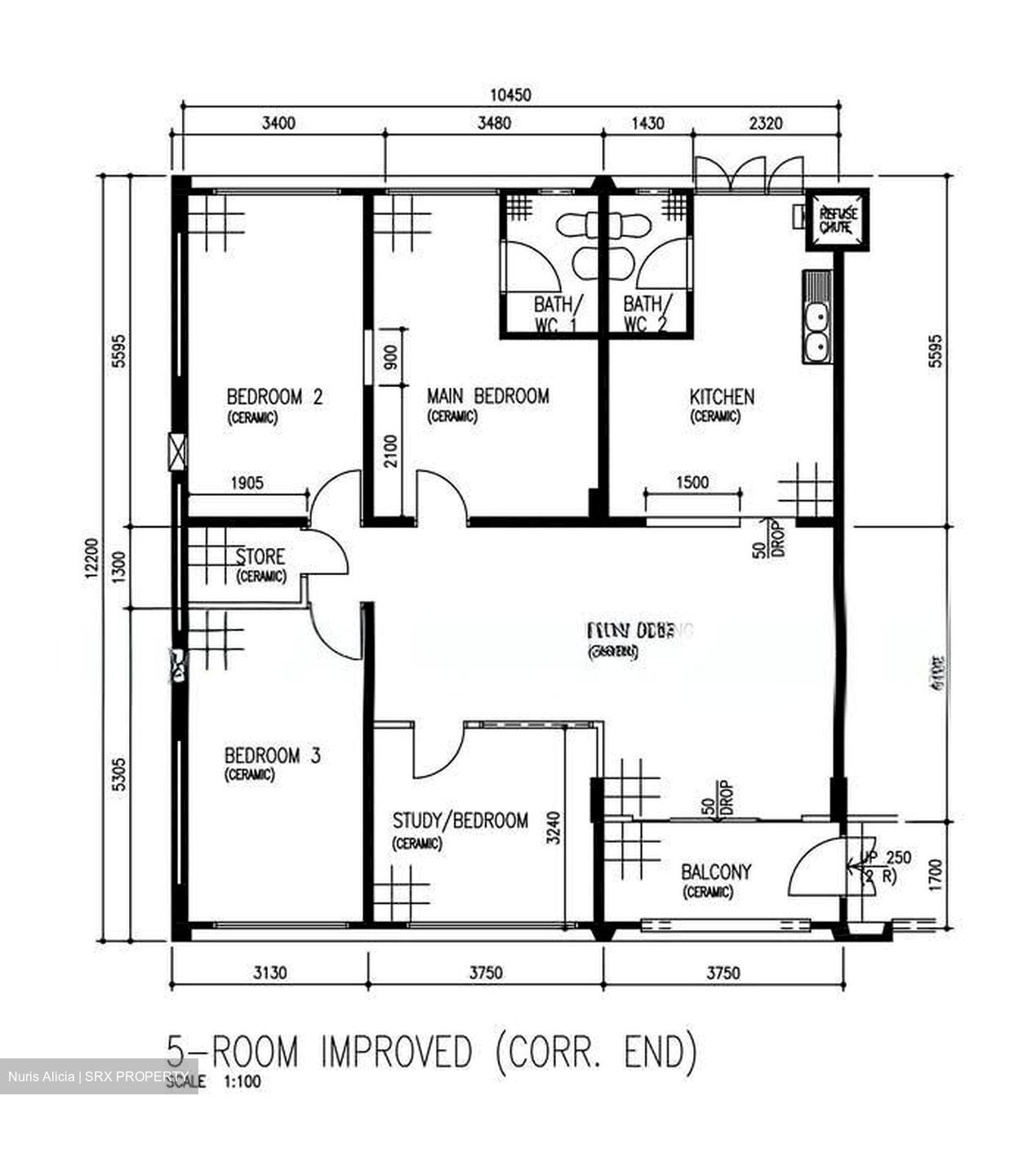 Blk 534 Serangoon North Avenue 4 (Serangoon), HDB 5 Rooms #595304221